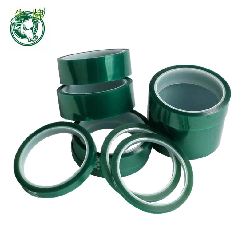 Băng keo mặt nạ bằng nhựa PET một mặt màu xanh lá cây có độ bền cao và chịu nhiệt